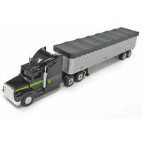 JOHN DEERE 1:64 SEMI TRUCK WITH GRAIN HAULER DIECAST