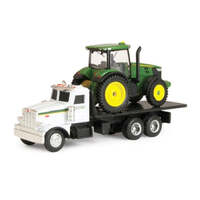 JOHN DEERE 1:64 7200R M12 TRACTOR WITH PETERBILT MODEL 367 DIECAST