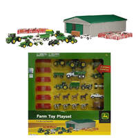 JOHN DEERE MINI FARM PLAYSET INCLUDES 70 PIECES