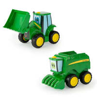 JOHN DEERE KIDS FARMIN FRIENDS 2PK INCLUDES JOHNNY AND CORY