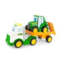 JOHN DEERE KIDS FARMIN FRIENDS HAULING SET WITH LIGHTS AND SOUNDS