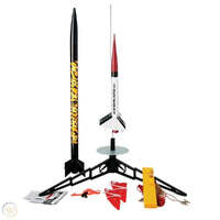 ESTES 1469 TANDEM-X 2PACK INTERMEDIATE MODEL ROCKET LAUNCH SET WITHOUT ENGINE