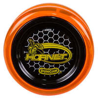 DUNCAN 3602XP INTERMEDIATE HORNET PRO LOOPING YO YO IN COLOUR ORANGE AND BLACK