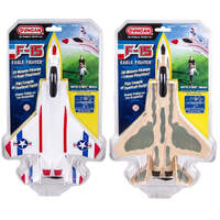 DUNCAN F-15 EAGLE FIGHTER AUTO START MOTOR BLUE AND YELLOW