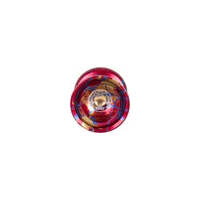 DUNCAN WINDRUNNER EXPERT YOYO RED WITH GOLD AND BLUE SPLASH