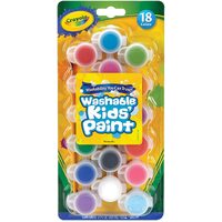 CRAYOLA WASHABLE KIDS PAINT 18PK