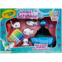 CRAYOLA SCRIBBLE SCRUBBIE OCEAN PETS LAGOON PLAYSET