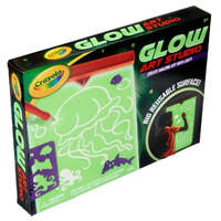 CRAYOLA GLOW ART STUDIO WITH REUSABLE SURFACE