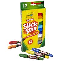 CRAYOLA TWISTABLES - SLICK STIX SUPER SMOOTH CRAYONS 12PK