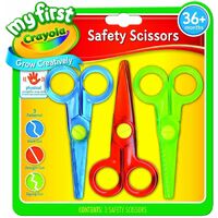 MY FIRST CRAYOLA SAFETY SCISSORS 3PK