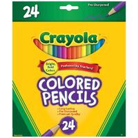 CRAYOLA COLOURED PENCILS 24PK