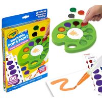 CRAYOLA WASHABLE POP AND PAINT WATERCOLOR PALETTE