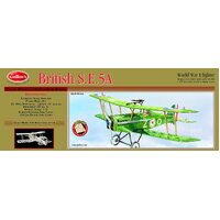 GUILLOWS KIT 202 BRITISH S.E. 5A BALSA FLYING MODEL KIT 24 INCH WINGSPAN