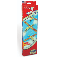 GUILLOWS 25T HAWK BALSA GLIDER PACK OF THREE