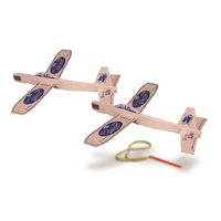 GUILLOWS 37T SLINGSHOT BASLA GLIDER PACK OF TWO WITH LAUNCHERS