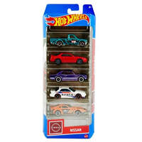 HOT WHEELS 1806 HW NISSAN DIECAST CAR 5 PACK - DATSUN 620 - NISSAN FAIRLADY Z - NISSAN SILVIA S13 - NISSAN SKYLINE GT-R BNR32 - NISSAN SKYLINE HT 2000