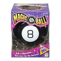 MAGIC 8 BALL  - ASK A QUESTION TURN OVER FOR THE ANSWER HAS 20 DIFFERENT ANSWERS