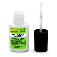 ZAP PT-100 ZAP CA 7 GRAMS BRUSH ON GREEN MEDIUM CA GLUE