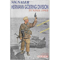 DRAGON 1608 SIGNALER HERMANN GOERING DIVISION TUNISIA 1943 FIGURE 1/16 P[LASTIC MODEL KIT