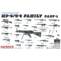 DRAGON 3803 MP-5/G-3 FAMILY PART 1 (QUARTERMASTER SERIES) 1/35 SCALE PLASTIC MODEL KIT