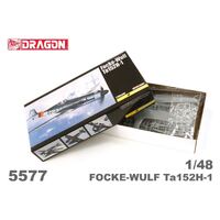 DRAGON 5577 FOCKE-WULF TA152H-1 1/48 SCALE PLANE PLASTIC MODEL KIT