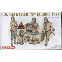 DRAGON 6054 1/35 U.S TANK CREW EUROPE 1944 PLASTIC MODEL KIT