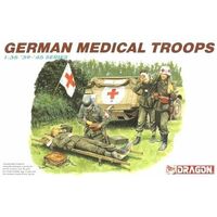 DRAGON 6074 GERMAN MEDICAL TROOPS 1/35 SCALE 39-45 SERIES PLASTIC MODEL KIT