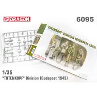 DRAGON 6095  TOTENKOPF DIVISION BUDAPEST 1945 '39-'45 SERIES 1/35 SCALE PLASTIC MODEL KIT