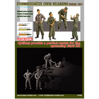 DRAGON 6192 STURMGESCHTZE CREW RELOADING (RUSSIA 1941) 1:35 PLASTIC MODEL KIT