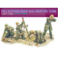 DRAGON 6215 FALLSCHIRMJAGER 8CM MORTAR TEAM ITALY 1944 FIGURES 1/35 SCALE PLASTIC MODEL KIT