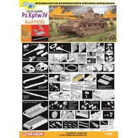 DRAGON 6360 PZ.KPFW.IV AUSF.F2(G) (SMART KIT) 1/35 SCALE PLASTIC MODEL KIT