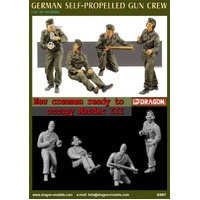 DRAGON 6367 GERMAN SELF-PROPELLED GUN CREW 1:35 PLASTIC MODEL KIT