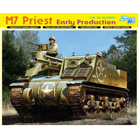 DRAGON 6627 U.S M7 PRIEST EARLY PRODUCTION TRACKED HOWITZER 1/35 SCALE PLASTIC MODEL KIT