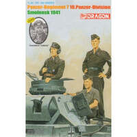 DRAGON 6655 PANZER-REGIMENT 7 10.PANZER-DIVISION SMOLENSK 1941 1/35 SCALE PLASTIC MODEL KIT