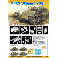 DRAGON 7313 1/72 M4A3 105MM HVSS PLASTIC MODEL KIT