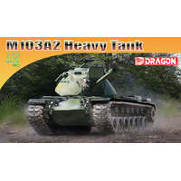 DRAGON 7523 M103A2 HEAVY TANK 1/72 SCALE PLASTIC MODEL KIT