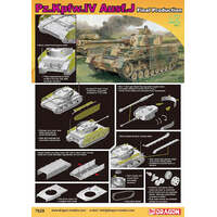 DRAGON 7629 PZ.KPFW.IV AUSF.J FINAL PRODUCTION 1/72 SCALE PLASTIC MODEL KIT