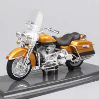 MAISTO 31360 GOLD HARLEY DAVIDSON 2017 ROAD KING 36 SERIES DIECAST MODEL MOTOR BIKE 1/18