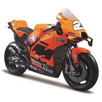 MAISTO 36376 MOTO GP 2021 TECH 3 KTM FACTORY PETRUCCI/LECUONA 1:18 SCALE DIECAST MODEL MOTORBIKE