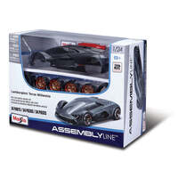 MAISTO 39287 ASSEMBLY LINE LAMBORGHINI TERZO MILLENNIO 1/24 SCALE DIECAST METAL MODEL KIT