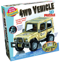 SMALL WORLD CREATIVE 4WD VEHICLE 3D PUZZLE