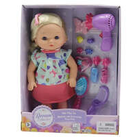 GIGO DREAM COLLECTION GIRL HAIR PLAY DOLL SET 12 INCH