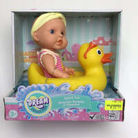 GIGO DREAM COLLECTION - BATHTIME 7 INCH BABY SPLASH FUN WITH DUCK