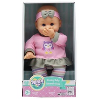 GIGO DREAM COLLECTION PINK KISSING BABY 12 INCH INTERACTIVE DOLL