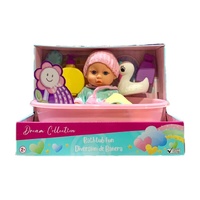 GIGO DREAM COLLECTION BATHTUB FUN PLAYSET WITH 10 INCH DOLL AND ACCESSORIES