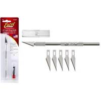 EXCEL 15001 LIGHT DUTY K1 KNIFE WITH SAFETY CAP AND 5PCS OF NO11 BLADES