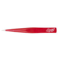 EXCEL 30428 ULTRA FINE POINT STRAIGHT TWEEZERS RED