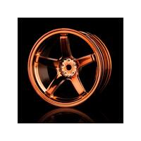 MST 102018C COPPER 5 SPOKE WHEELS OFFSET 4 PACK