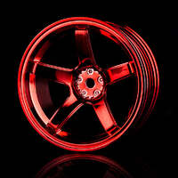 MST 102019R RED 5 SPOKE WHEEL OFFSET 8 4 PIECES