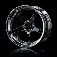 MST 102093SBK SBK 106 OFFSET CHANGEABLE WHEEL SET SMOKE BLACK CHROME 4PACK